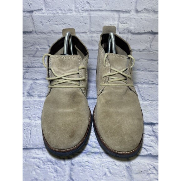 Cole Haan Mens 9.5M Tan Suede Chukka Boots Lace Up Dress Casual Shoes main image 5